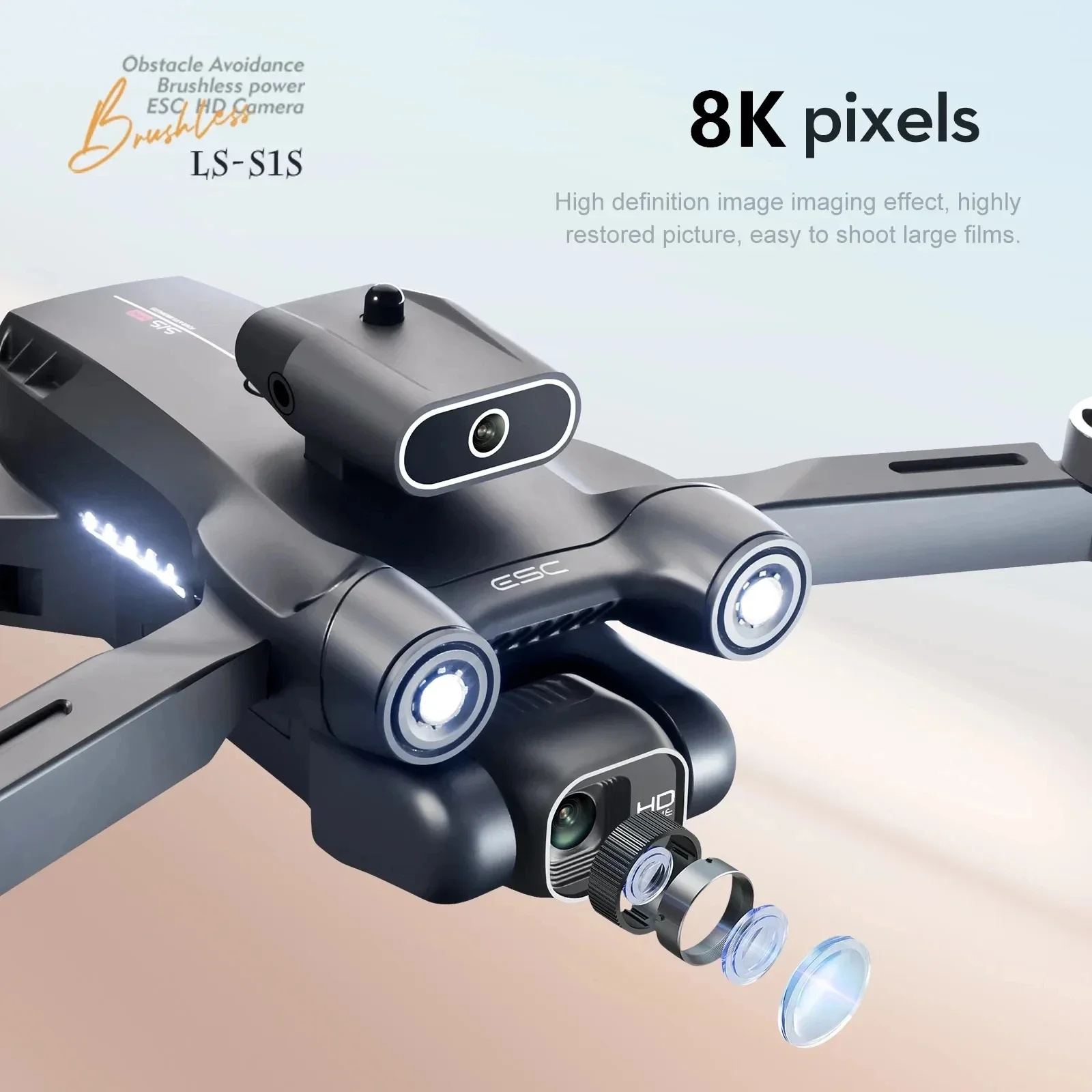New S1S 5G GPS Drone Camera 8K - Drone Camera 4K 评论和价格