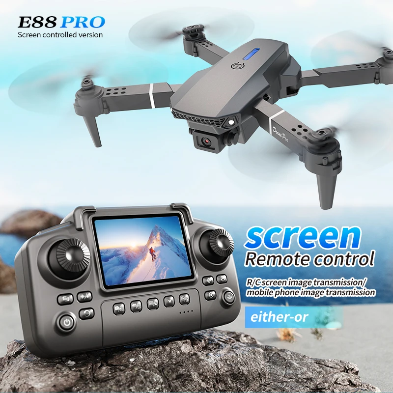 Professional E88 PRO Drone wit - Drone Camera 4K 评论和价格