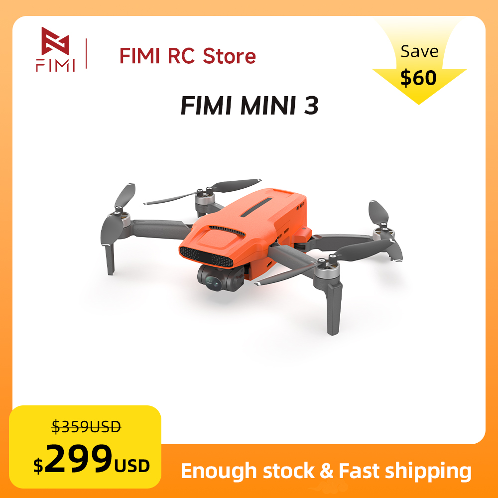 FIMI MINI 3 Camere Drone 4K 60 - Drone Camera 4K 评论和价格